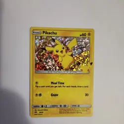 Pokemon Pikachu 25/25 HOLO 25th Anniversary McDonalds Promo 2021 Card - Image 3