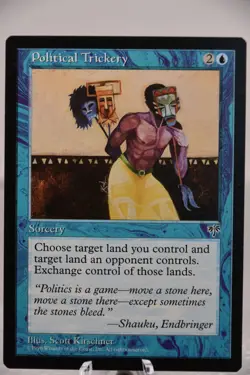 Political Trickery - Mirage - NM - Magic the Gathering - Image 1
