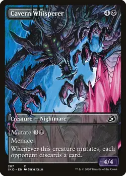 NM Foil Showcase Cavern Whisperer, Ikoria: Lair of Behemoths, Magic, 287 - Image 1