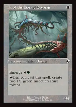 NM Retro Foil It of the Horrid Swarm, MTG, Innistrad Remastered, Magic, 331 - Image 1