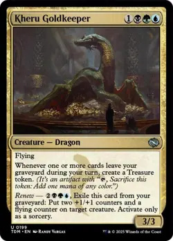 NM Foil Kheru Goldkeeper, MTG, Tarkir Dragonstorm, Magic the Gathering, 199 - Image 1