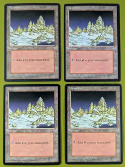 Mountain (342) x4 Ice Age 4x Playset Magic the Gathering MTG - Image 1