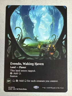 MTG / Evendo, Waking Haven / EOE / #279 / Regular (Borderless) / Mythic / NM - Image 1