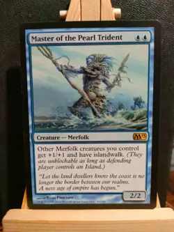 Master of the Pearl Trident - Magic 2013 (M13) - Rare - NM to LP (see pics) MTG - Image 1
