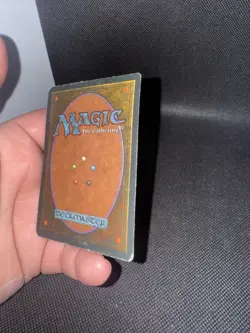 MtG ‘Scrubland’ Revised-3rd Ed WotC 1994 rare white-black Dual Land heavy play - Image 2