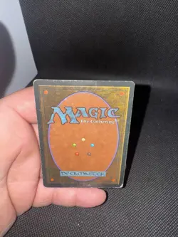 MtG ‘Scrubland’ Revised-3rd Ed WotC 1994 rare white-black Dual Land heavy play - Image 3