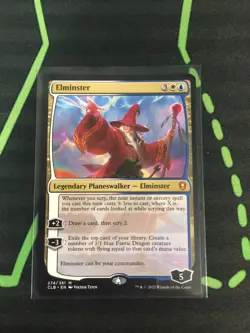 MTG Magic The Gathering Elminster Planeswalker DnD Commander - Image 1