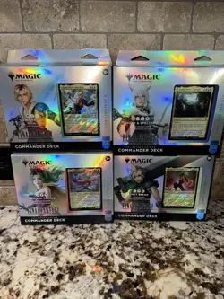 Magic The Gathering Final Fantasy Collector's Edition Commander Deck Set Bundle - Image 1