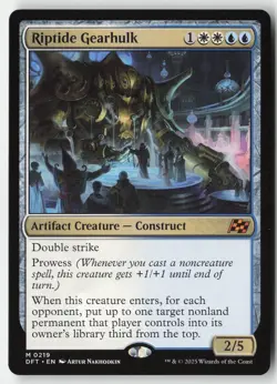 MTG - Riptide Gearhulk M Aetherdrift 219 LP-NM - Image 1