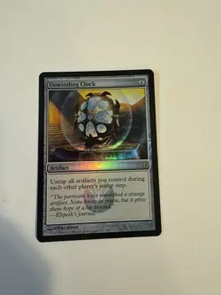 FOIL NM+ Unwinding Clock - New Phyrexia - Image 1