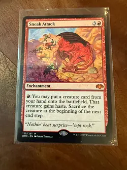 MTG Magic the Gathering Sneak Attack (139/520) Dominaria Remastered LP - Image 1