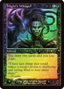 Night's Whisper (Open House) Foil Mtg Magic English - Image 1