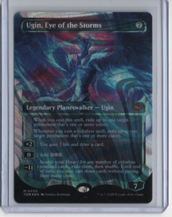 Ugin, Eye of the Storms Showcase Halo Foil Tarkir Dragonstorm Foil Magic MTG TCG - Image 1