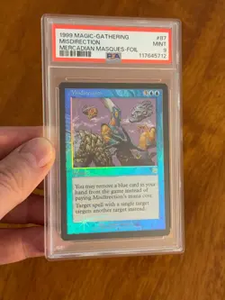 Misdirection Mercadian Masques Foil MTG PSA Grade 9 - Image 1