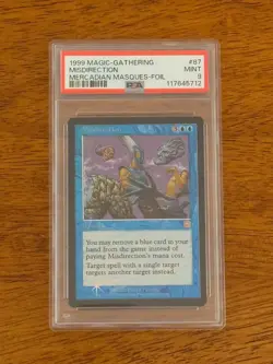 Misdirection Mercadian Masques Foil MTG PSA Grade 9 - Image 4