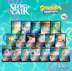 SpongeBob - Secret LAIR Everything Bundle - MTG Rainbow FOIL Edition Preorder - Image 1
