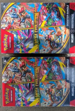 2 - Pokemon TCG Mega Evolution Booster Bundles (12 packs) New Factory Sealed - Image 1
