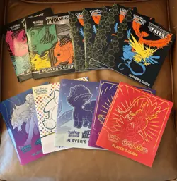 Pokemon TCG Player's Guide Elite Trainer Box (ETB) Booklets -Large lot of ( 12 ) - Image 1