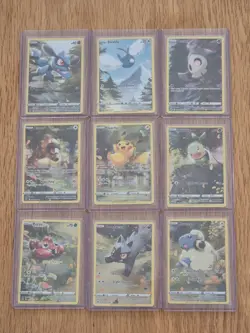 Pokemon TCG Crown Zenith Galarian Gallery NM Full Art Set 9 GG26 - GG34 Pikachu - Image 1