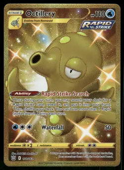 Octillery (Secret) 178/163 Secret Rare Holo NM Pokemon SWSH05: Battle Styles - Image 1