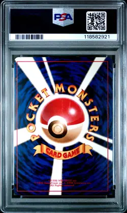 1996 POKEMON BASE SET JAPANESE #68 MACHAMP-HOLO PSA 9 - Image 2