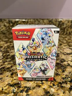 Pokemon Prismatic Evolutions Booster Bundle Sealed (6 Packs) TCG - Image 1