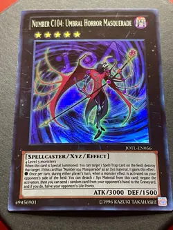 Number C104: Umbral Horror Masquerade | JOTL-EN056 | Super Rare | NM | YuGiOh! - Image 4