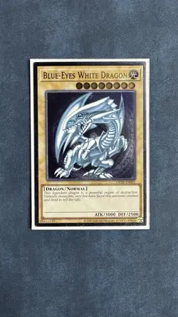 YUGIOH Blue-Eyes White Dragon OP28-EN001 ULTIMATE Rare VLP - Image 1