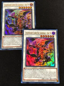 Yugioh Legendary Six Samurai Shi En ROTA-EN039 1st ULTRA x2 (NM) - Image 1