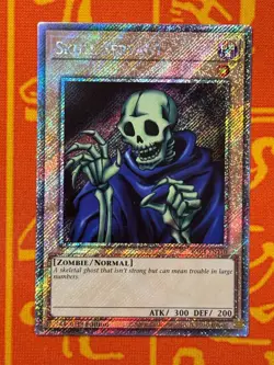YUGIOH SKULL SERVANT PLATINUM SECRET RARE NM RA04-EN110 - Image 1