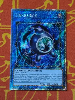 YUGIOH LINKURIBOH PLATINUM SECRET RARE 1ST EDITION NM RA04-EN291 - Image 1