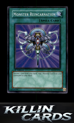 1st Edition Monster Reincarnation RDS-EN045 Super Rare Rise of Destiny YuGiOh Ca - Image 1