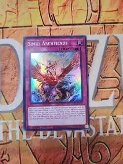 Simul Archfiends DABL-EN078 Super Rare 1st Ed NM Yugioh - Image 1