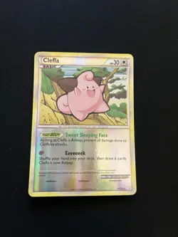 Cleffa 17/123 LP Reverse Holo Rare Pokemon Cards Vintage - Image 1