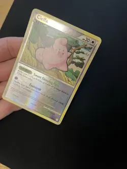 Cleffa 17/123 LP Reverse Holo Rare Pokemon Cards Vintage - Image 3