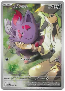 N's Zorua - Promo SV: Scarlet & Violet Promo Cards 189 NM - Image 1