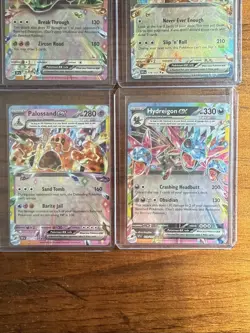 Pokemon 9 Card EX Lot Sylveon Pikachu Eevee Hydregion Greedent Polossand - Image 4