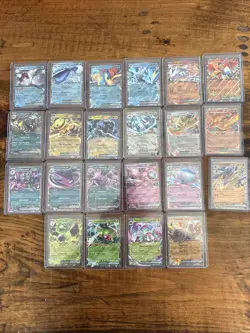 Pokemon 22 EX Card Lot No Duplicates! Mewtwo Garchomp Crobat Zekrom Reshiram - Image 1