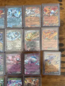 Pokemon 22 EX Card Lot No Duplicates! Mewtwo Garchomp Crobat Zekrom Reshiram - Image 3