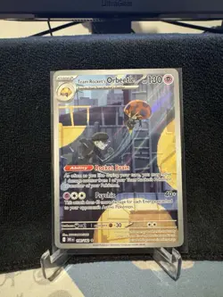 Pokemon TCG Team Rockets Orbeetle Destined Rivals 198/182 Illustration Rare Card - Image 1