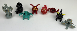 Red & Gold Bakusphere Battle, Eight (8) Bakugan, and Twenty-Seven (27) Cards - Image 4