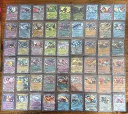 Pokemon 54 EX Card Lot No Duplicates! Mew Charizard Miraidon Mimikyu Dedenne - Image 1
