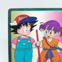 100 Goku & Arale Doragon Ball Z Card Visual Adventure AKIRA TORIYAMA JUMP - Image 2