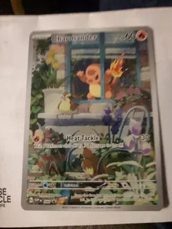 Pokemon Charmander TCG Scarlet & Violet Promo 044 Full Art Holo Card - Image 1