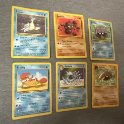 Pokemon Cards Lot Of 6 Fossil Unlimited - Image 1