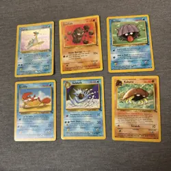Pokemon Cards Lot Of 6 Fossil Unlimited - Image 2