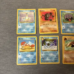 Pokemon Cards Lot Of 6 Fossil Unlimited - Image 3