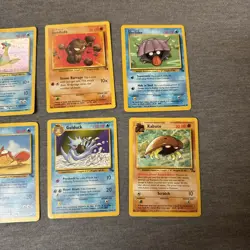 Pokemon Cards Lot Of 6 Fossil Unlimited - Image 4