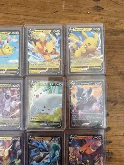 Pokemon V 20 Card Lot Pikachu Lugia JPN, Mewtwo Lucario Articuno Volcanion - Image 3