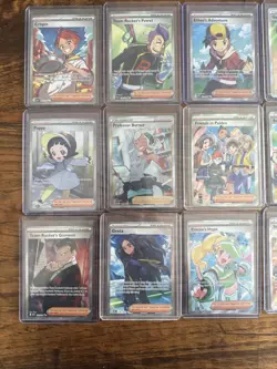 Pokemon Trainer 18 Card Lot Crispin Giovanni Ariana Emcee’s Hype Geeta Dendra - Image 2